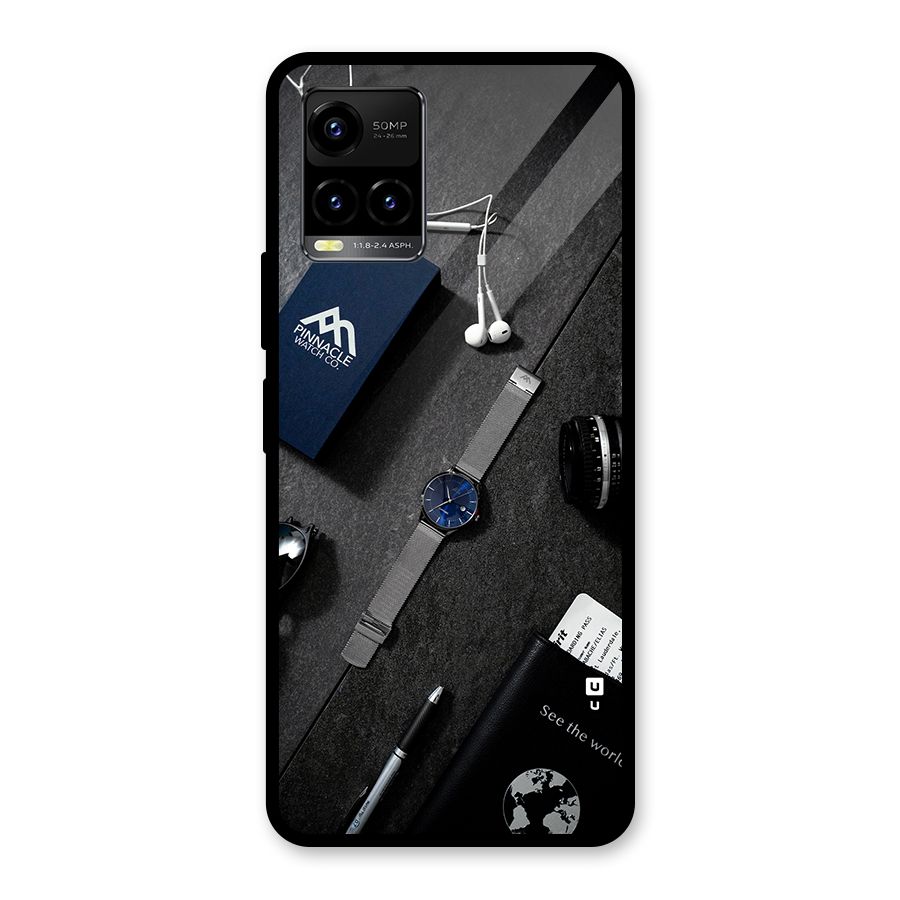 See The World Glass Back Case for Vivo Y21T