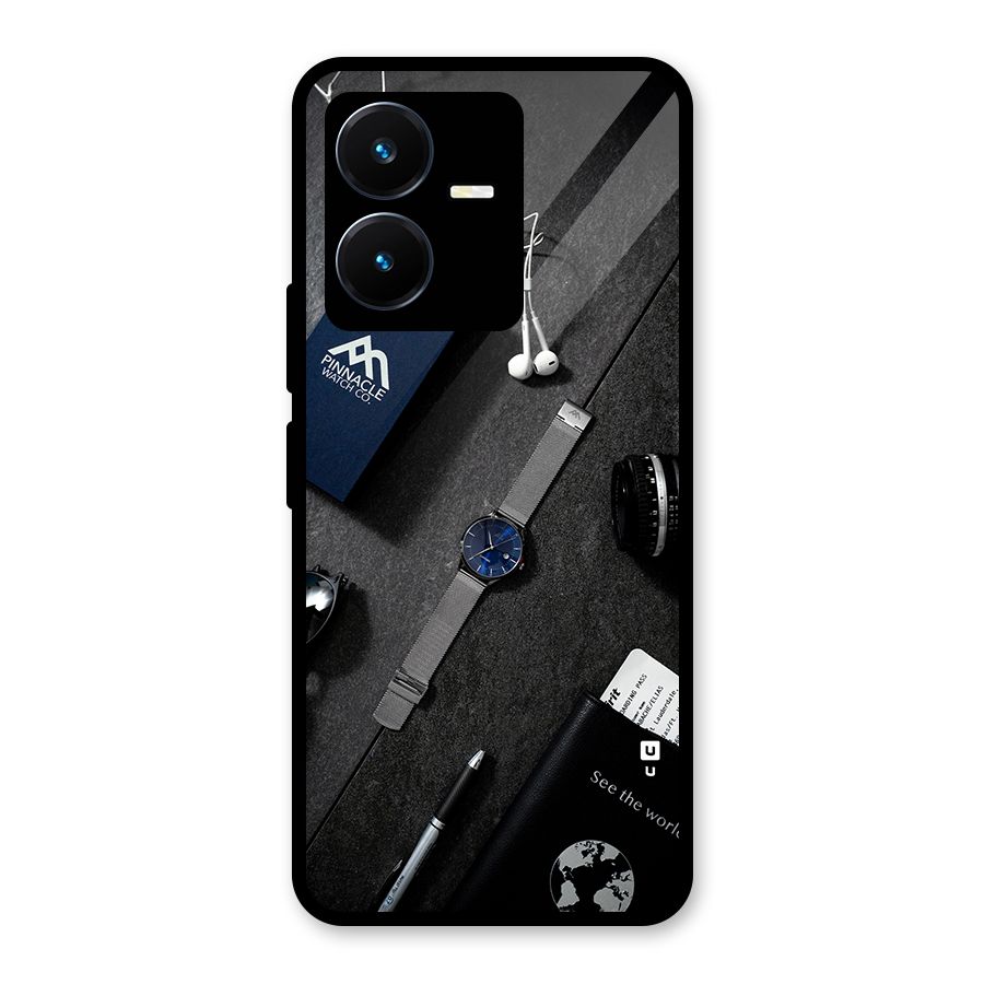 See The World Glass Back Case for Vivo Y22