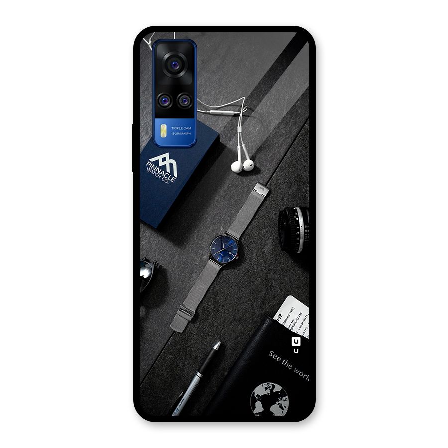 See The World Glass Back Case for Vivo Y31