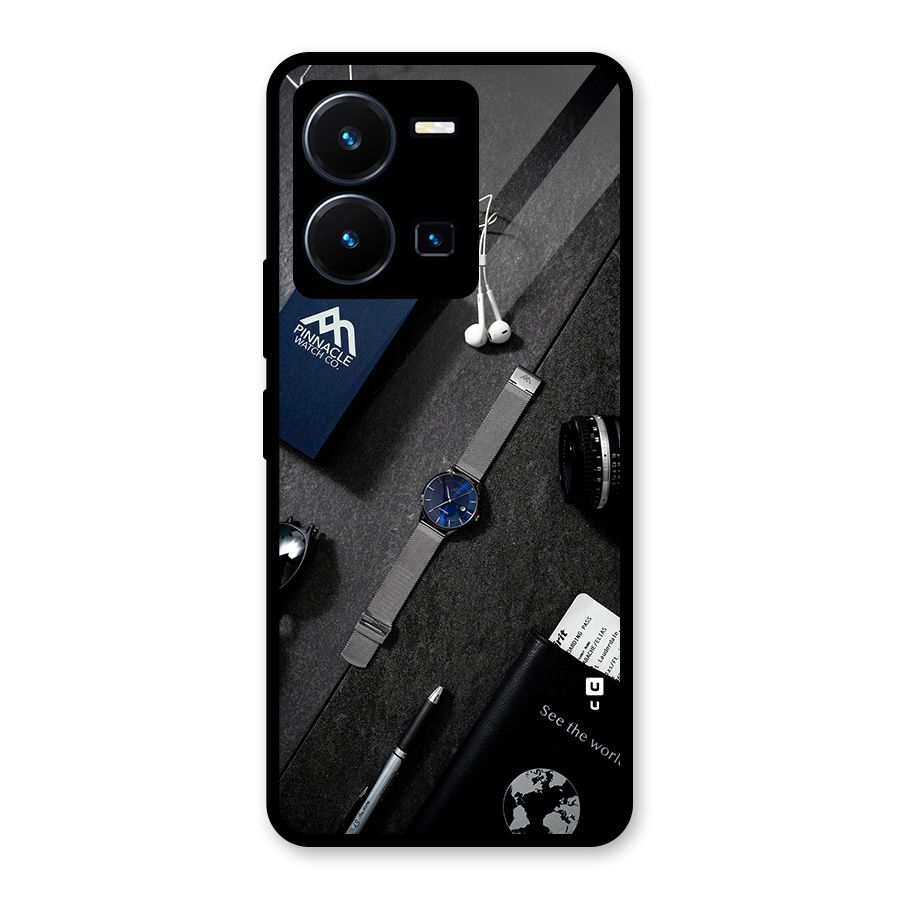See The World Glass Back Case for Vivo Y35