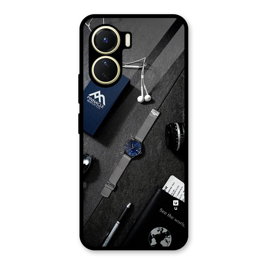 See The World Glass Back Case for Vivo Y56
