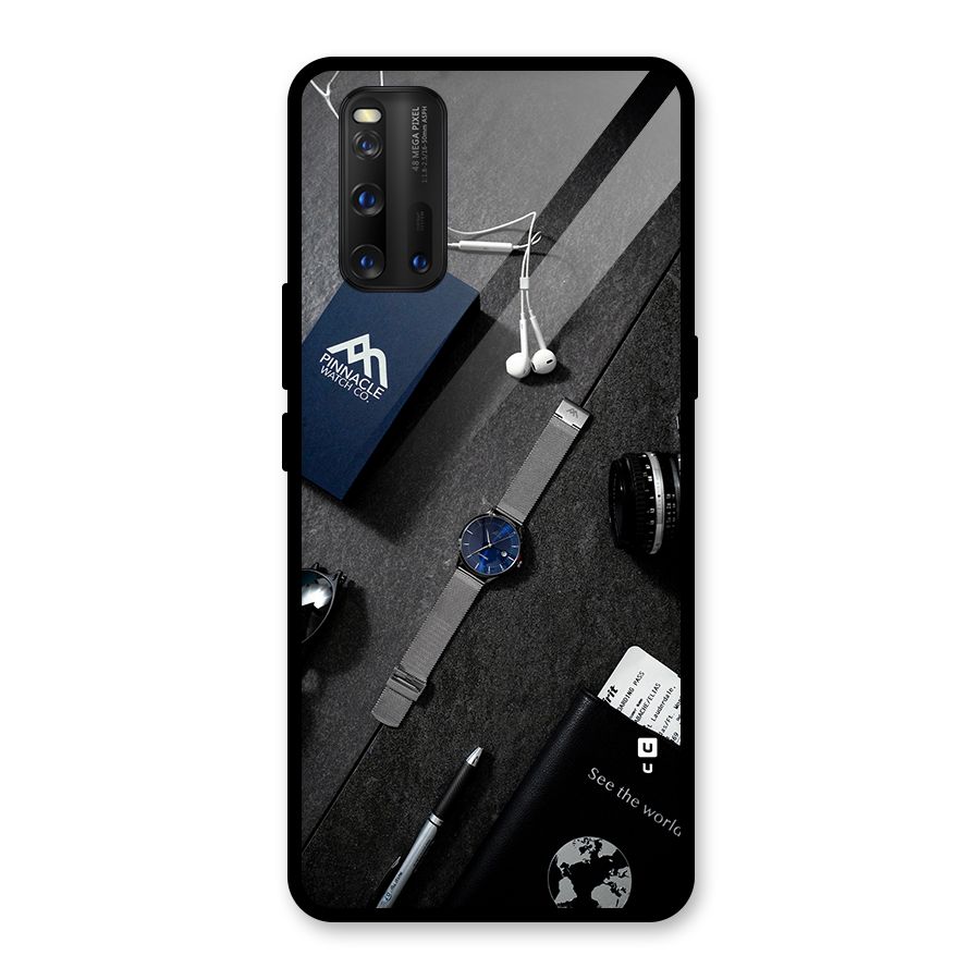See The World Glass Back Case for Vivo iQOO 3