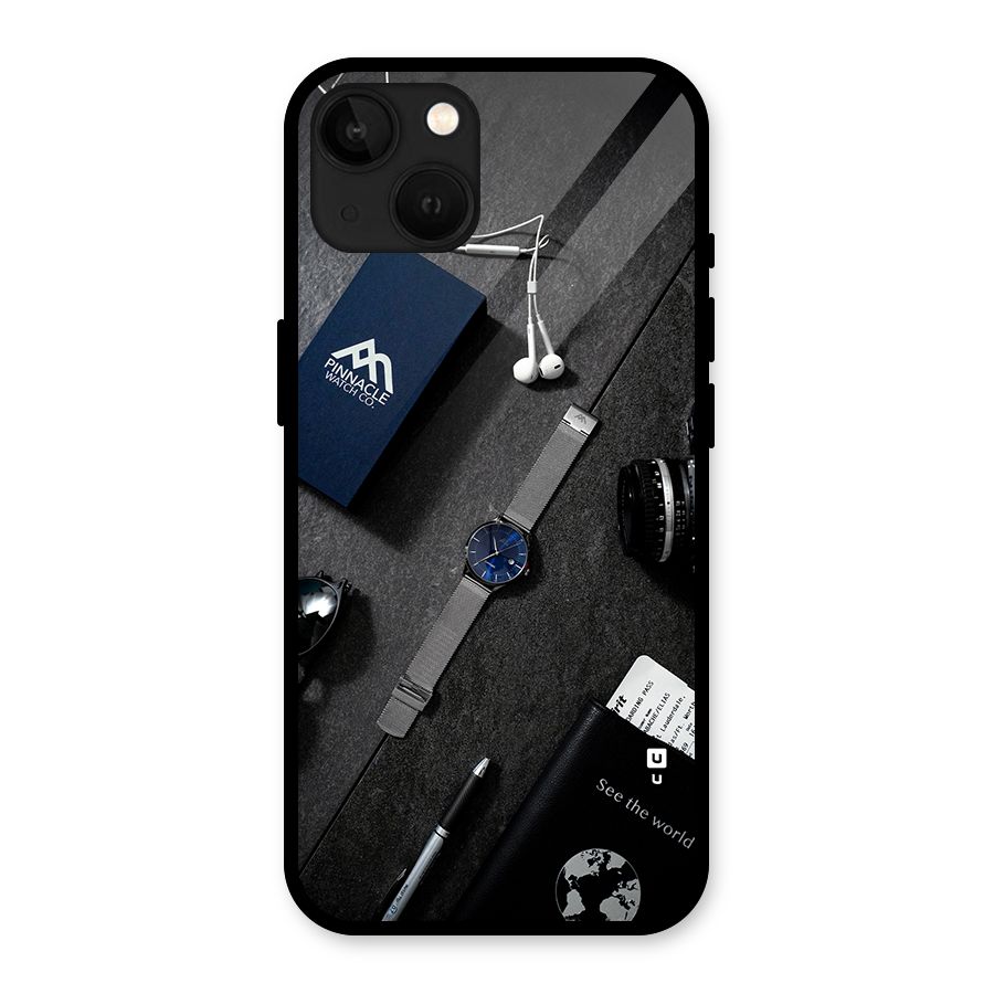 See The World Glass Back Case for iPhone 13