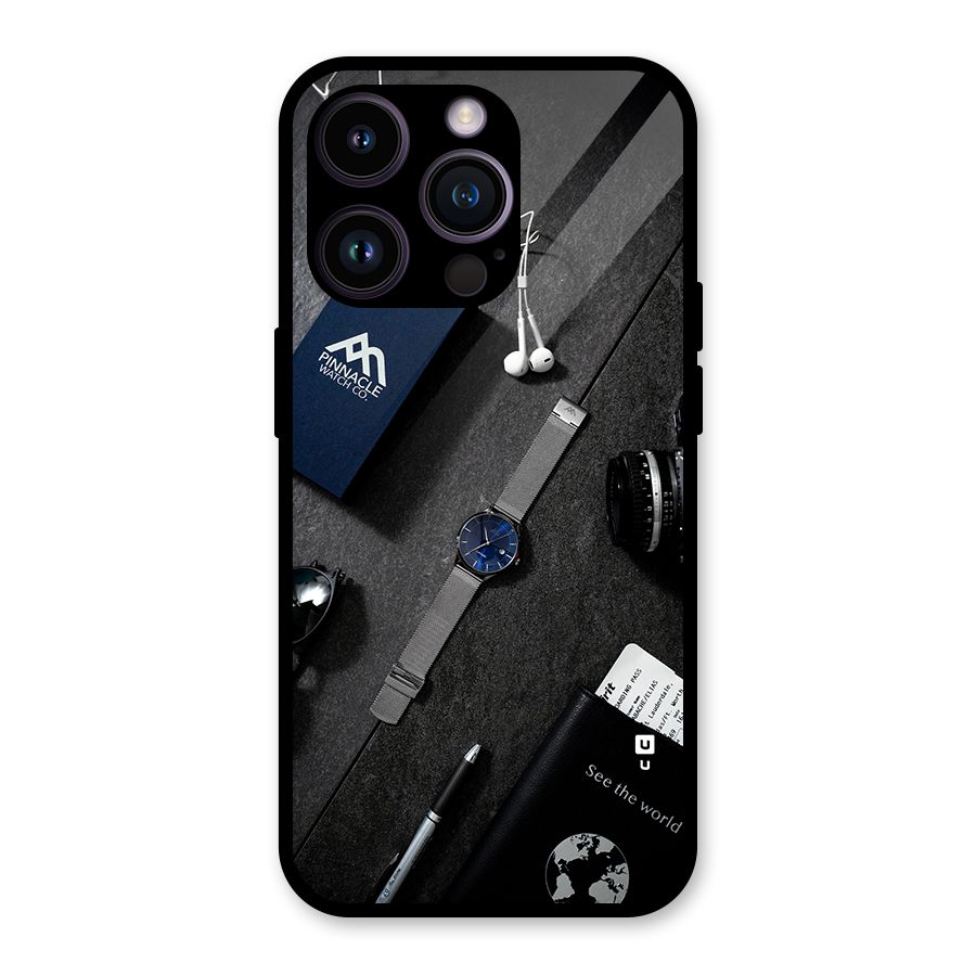 See The World Glass Back Case for iPhone 14 Pro