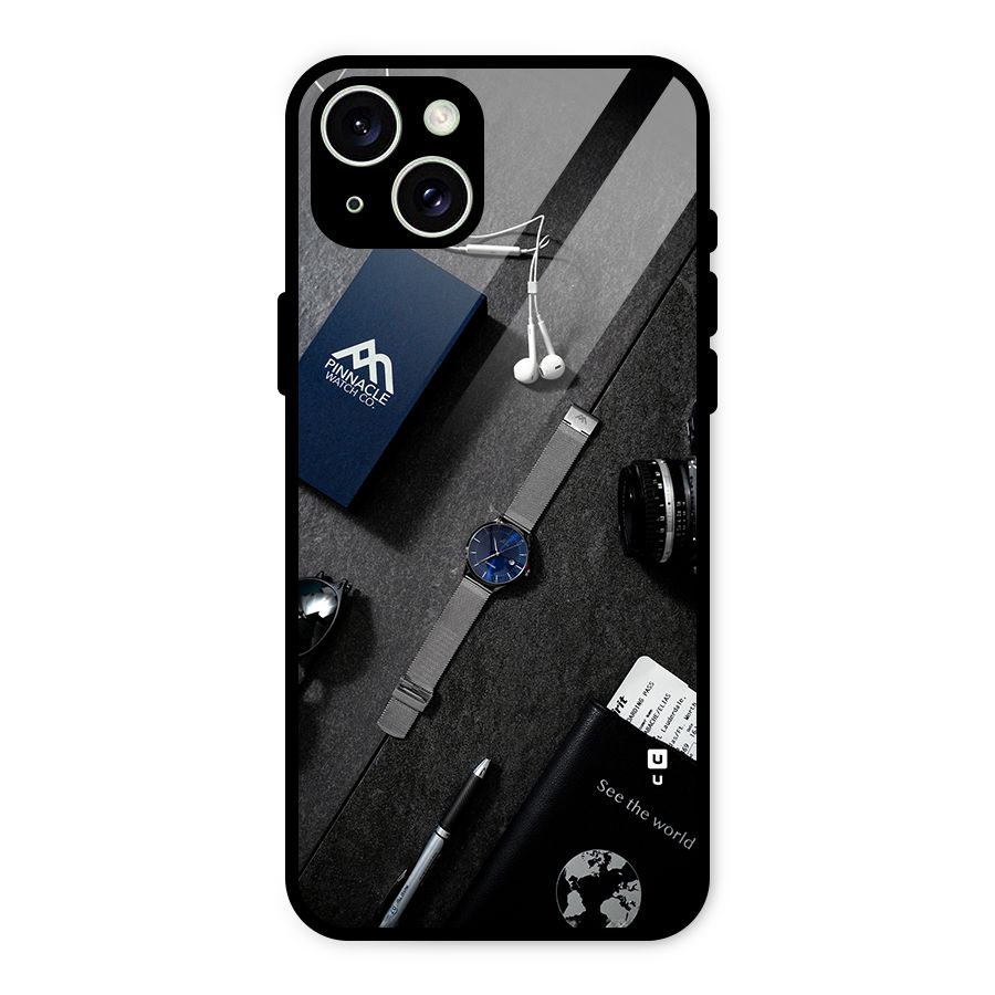 See The World Glass Back Case for iPhone 15 Plus