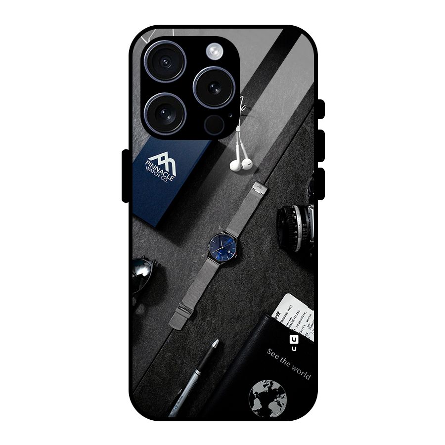 See The World Glass Back Case for iPhone 15 Pro
