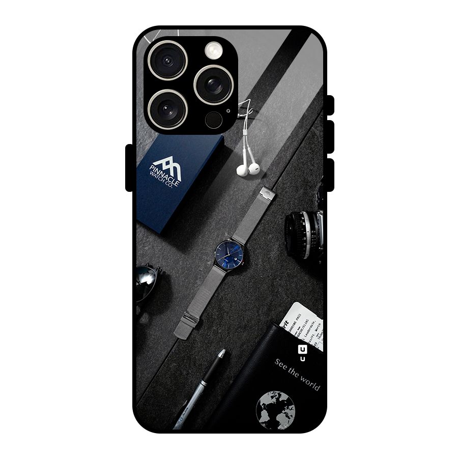 See The World Glass Back Case for iPhone 15 Pro Max