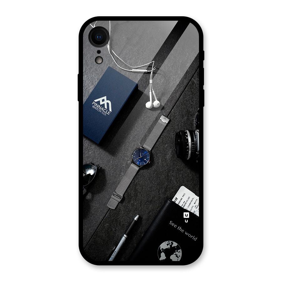See The World Glass Back Case for iPhone XR