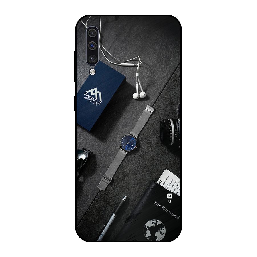 See The World Metal Back Case for Galaxy A50