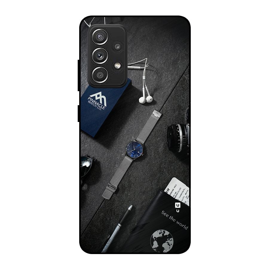 See The World Metal Back Case for Galaxy A52s 5G