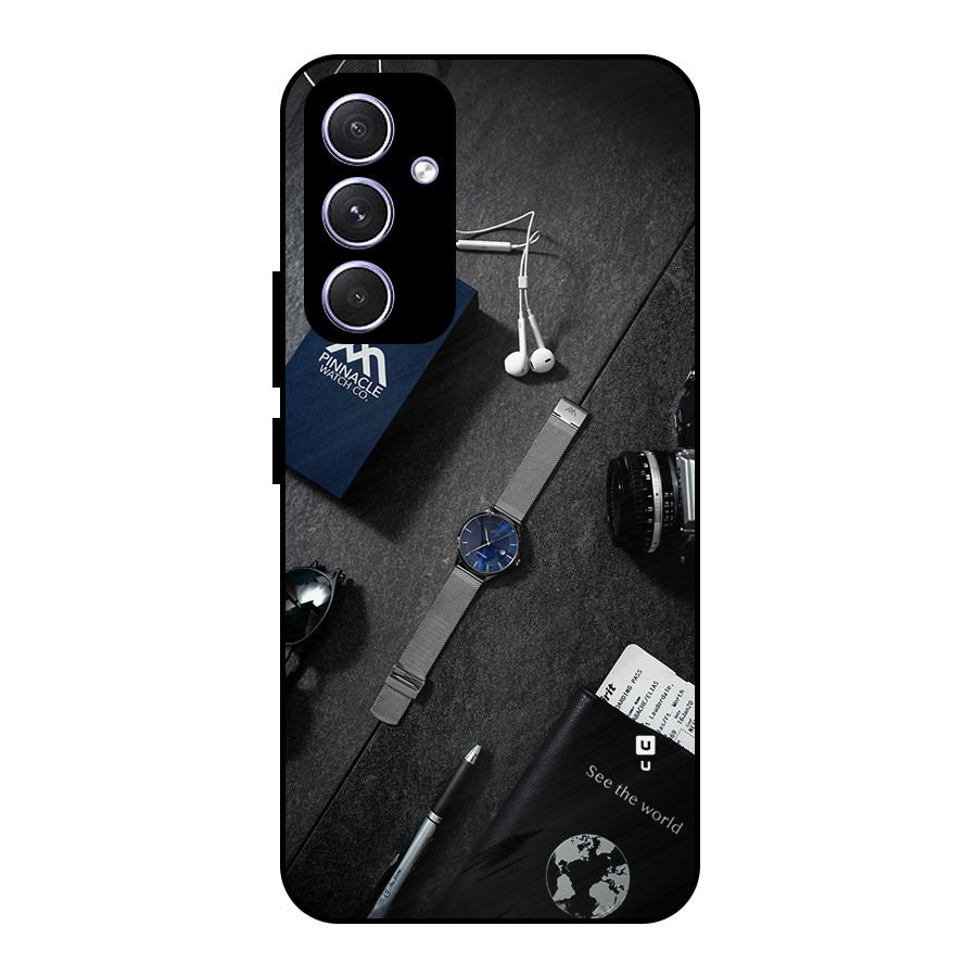 See The World Metal Back Case for Galaxy A54