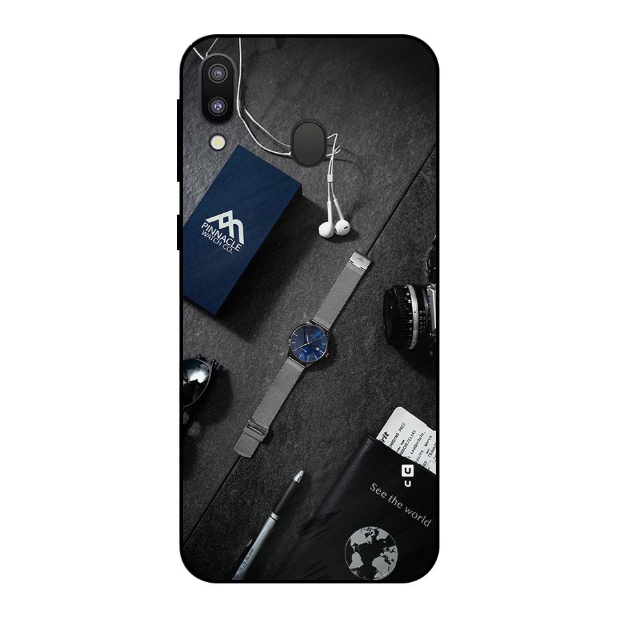 See The World Metal Back Case for Galaxy M20