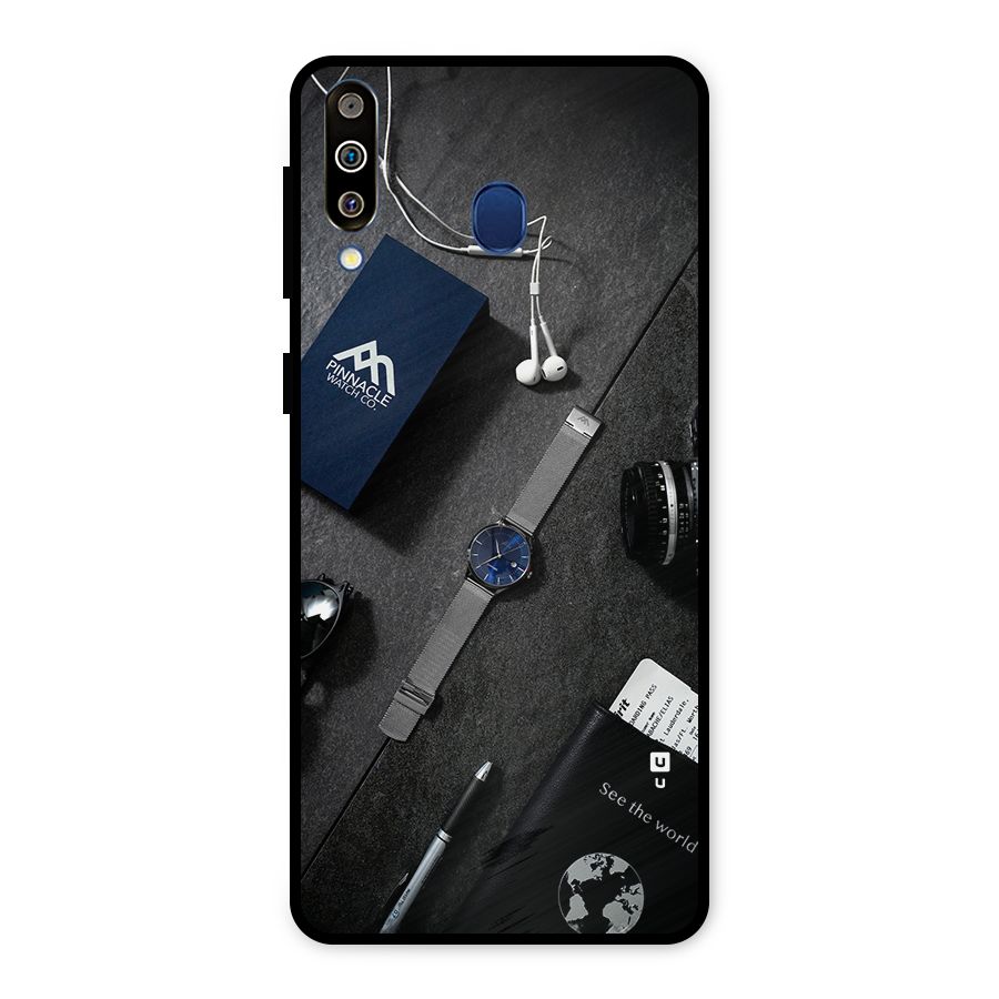 See The World Metal Back Case for Galaxy M30