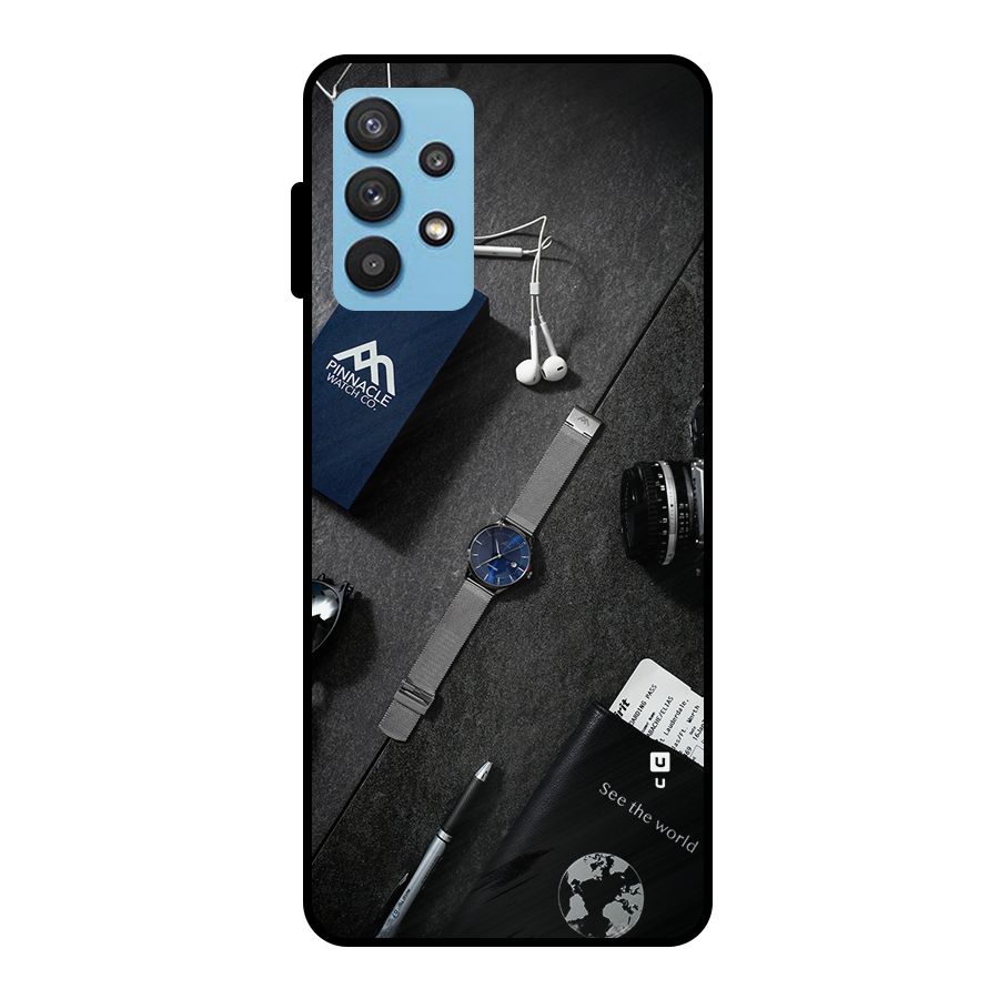 See The World Metal Back Case for Galaxy M32 5G