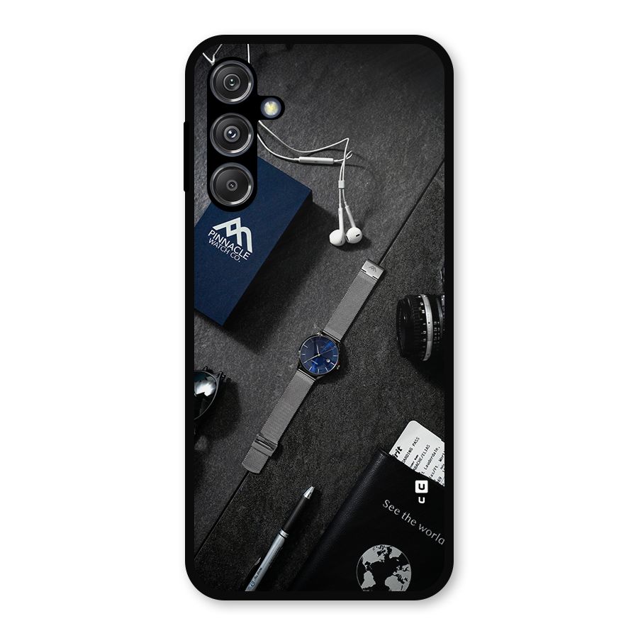 See The World Metal Back Case for Galaxy M34 5G
