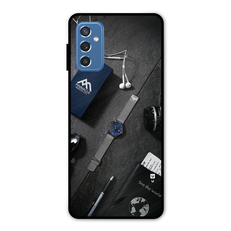See The World Metal Back Case for Galaxy M52 5G