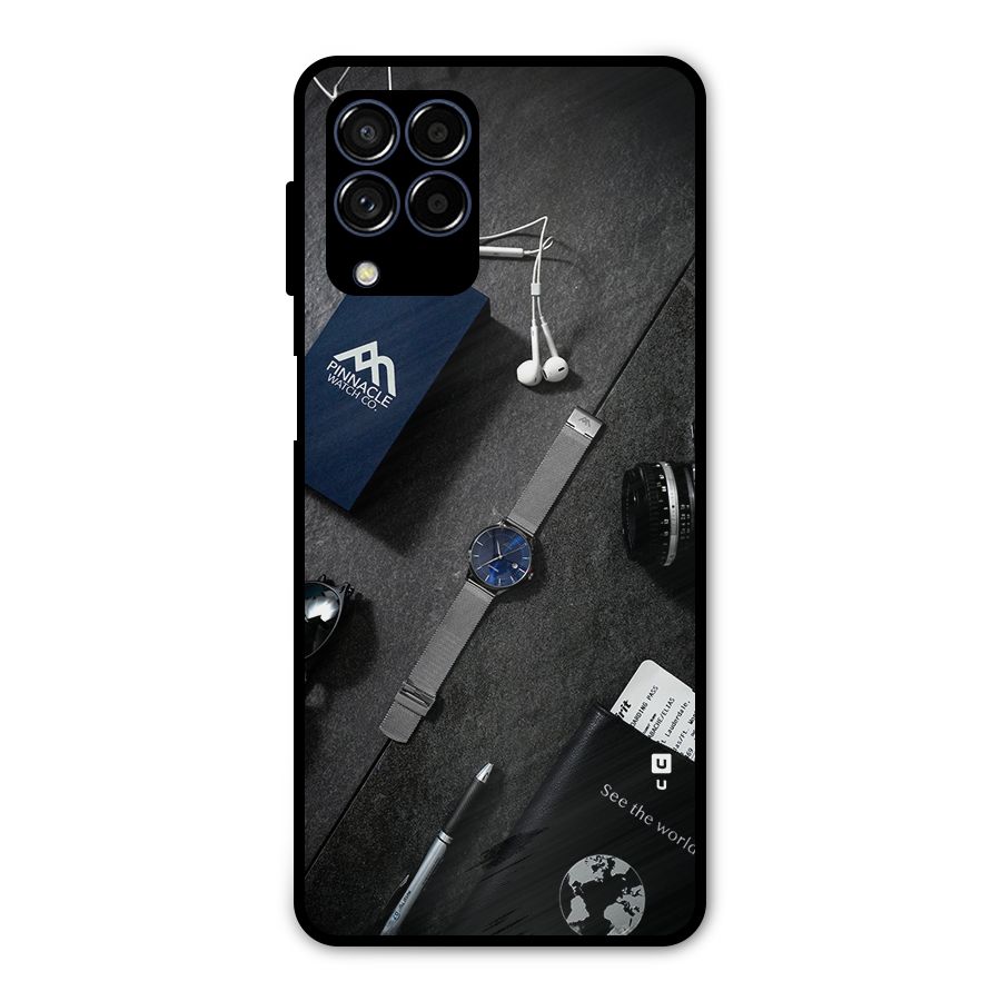 See The World Metal Back Case for Galaxy M53 5G