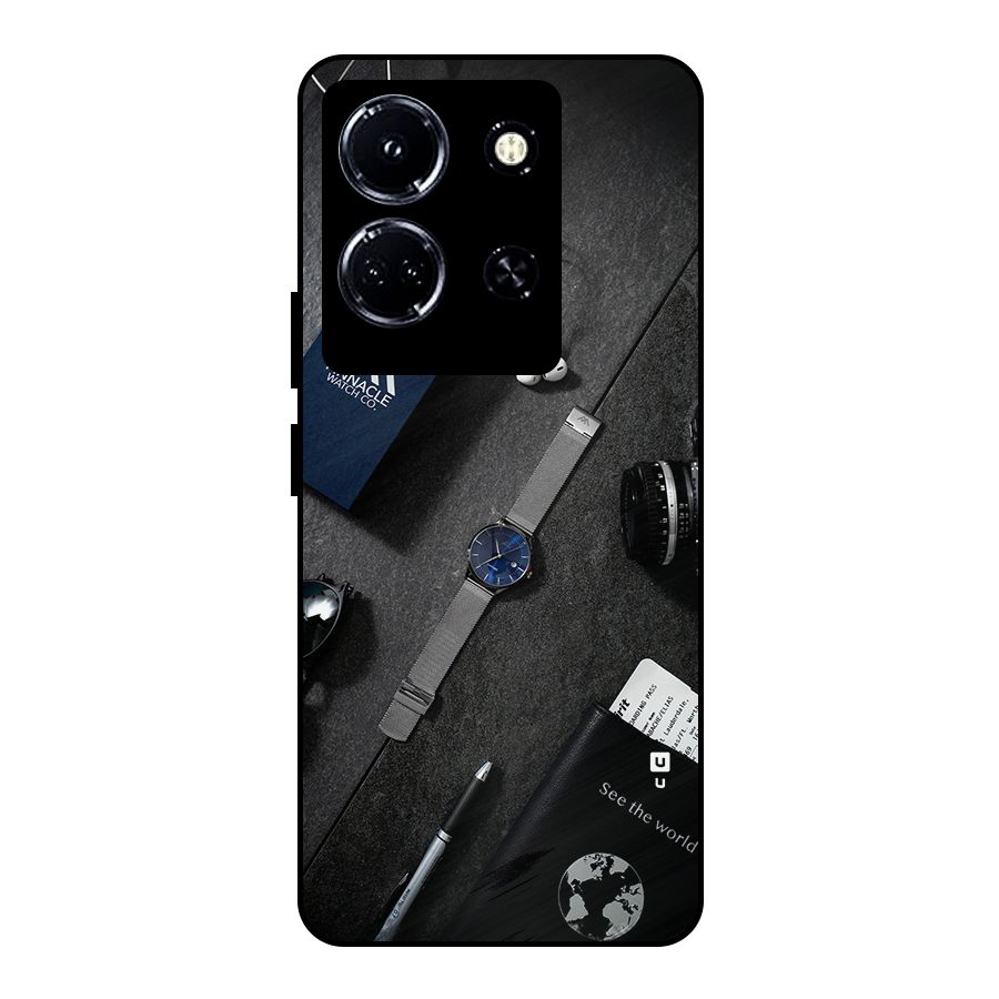 See The World Metal Back Case for Infinix Note 30 5G