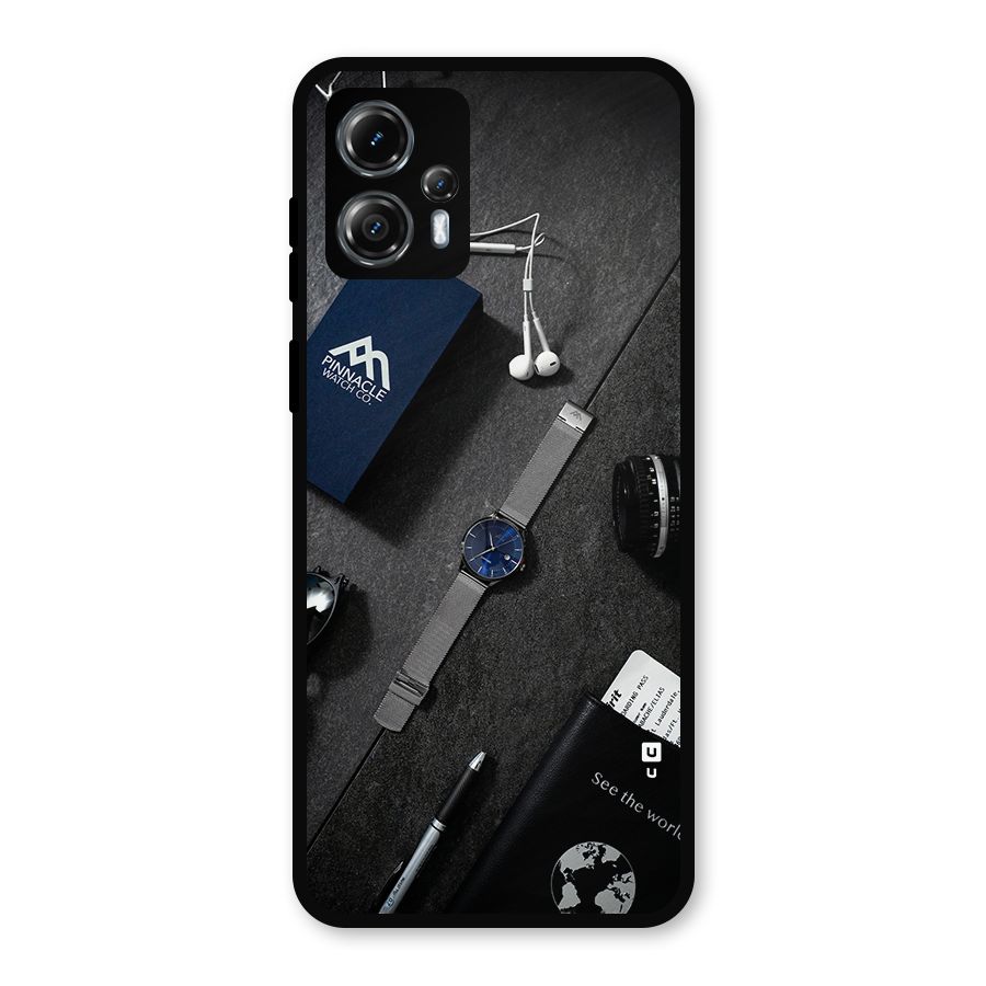 See The World Metal Back Case for Moto G13
