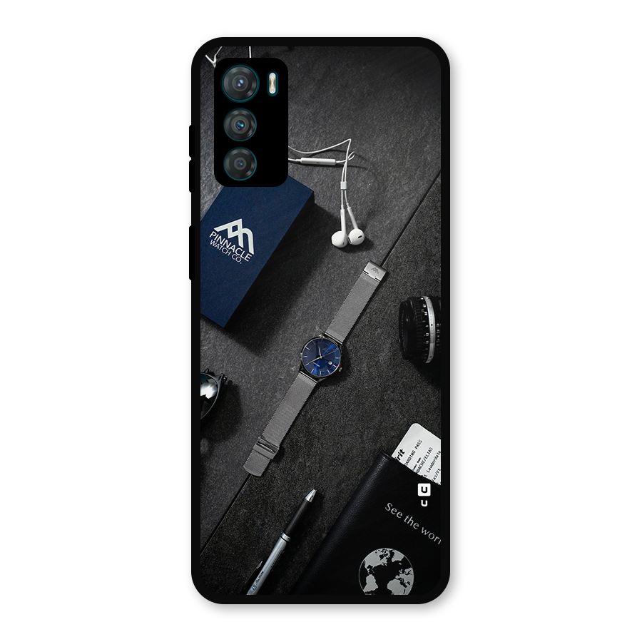 See The World Metal Back Case for Moto G42