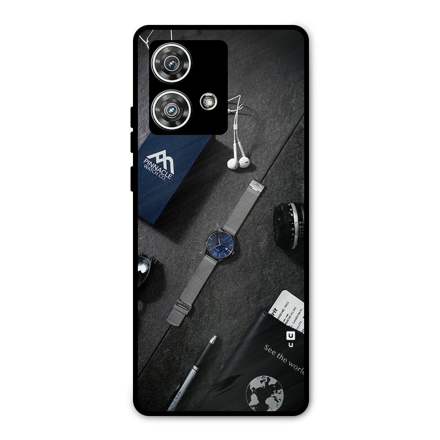 See The World Metal Back Case for Motorola Edge 40 Neo