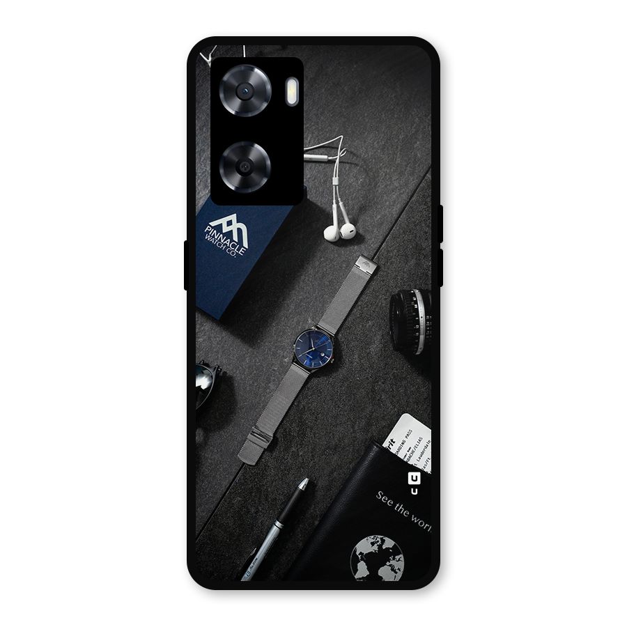 See The World Metal Back Case for Oppo A77s