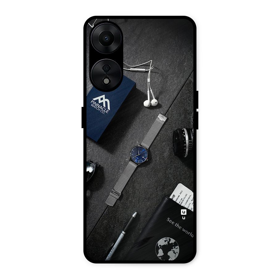 See The World Metal Back Case for Oppo A78 5G