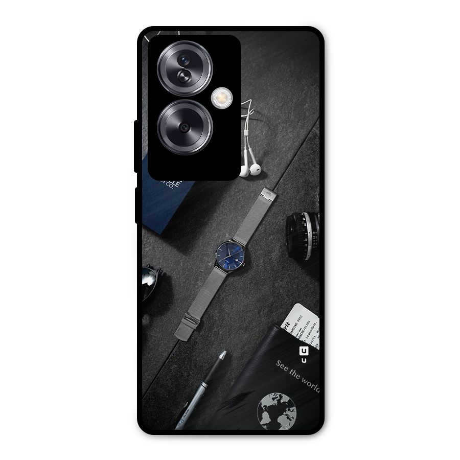 See The World Metal Back Case for Oppo A79 5G