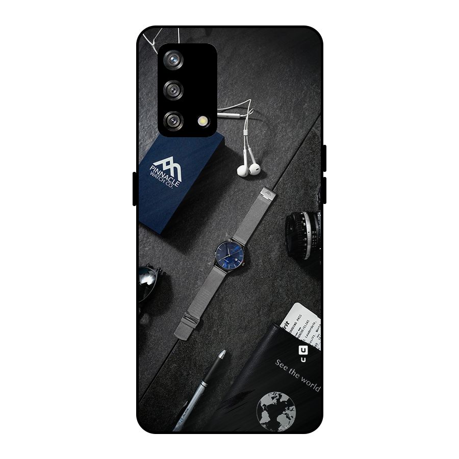 See The World Metal Back Case for Oppo F19