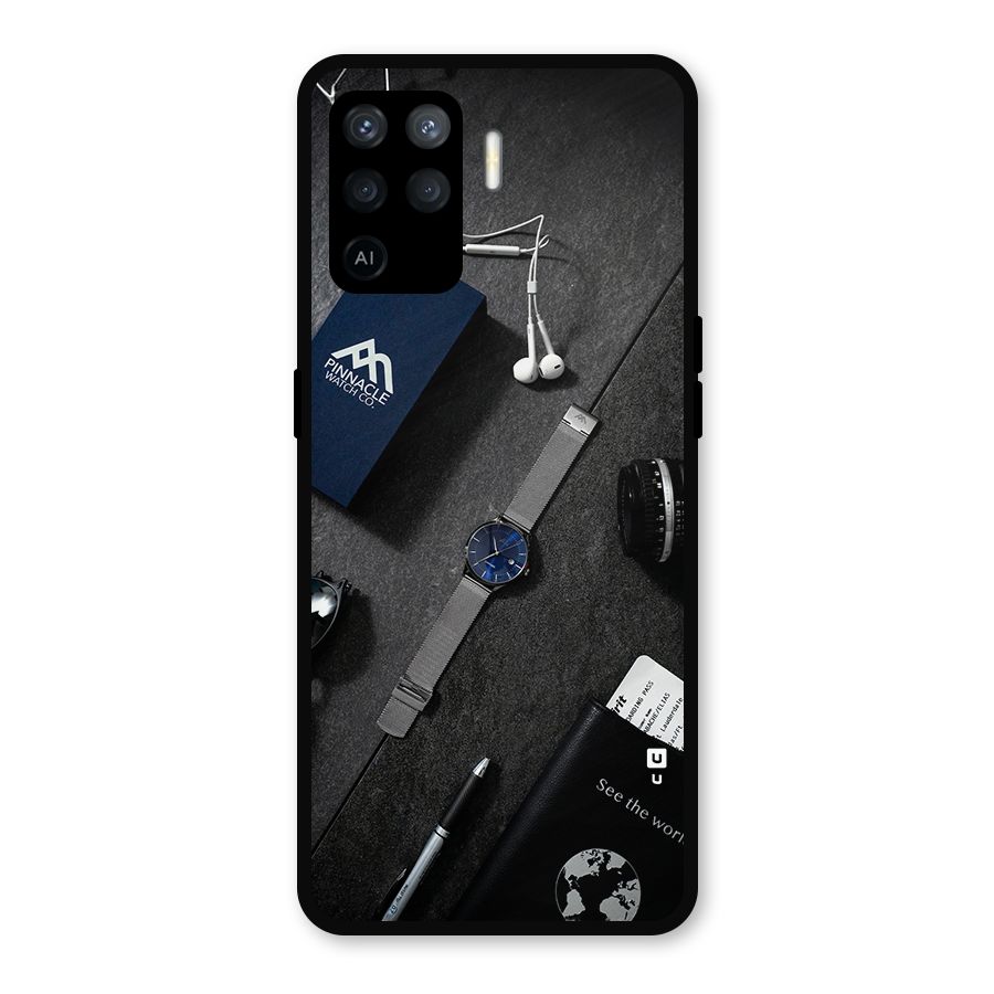 See The World Metal Back Case for Oppo F19 Pro