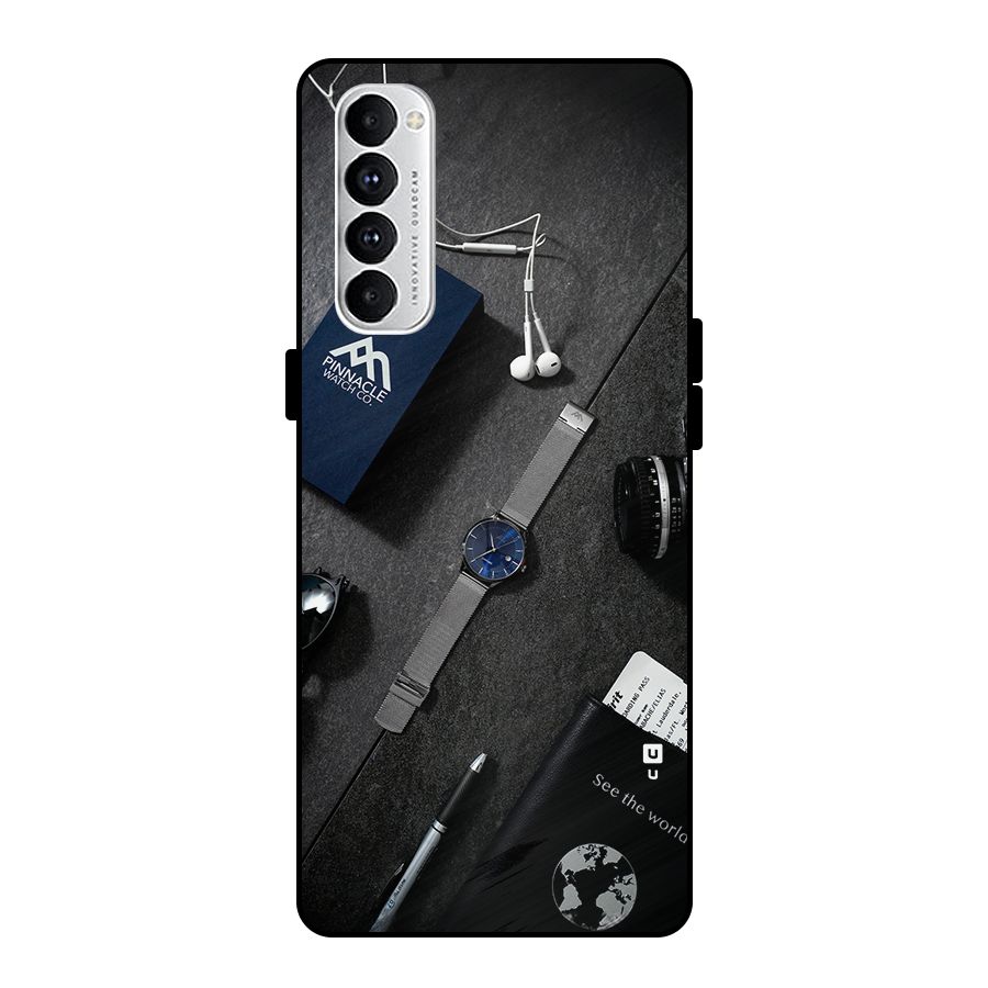 See The World Metal Back Case for Oppo Reno4 Pro