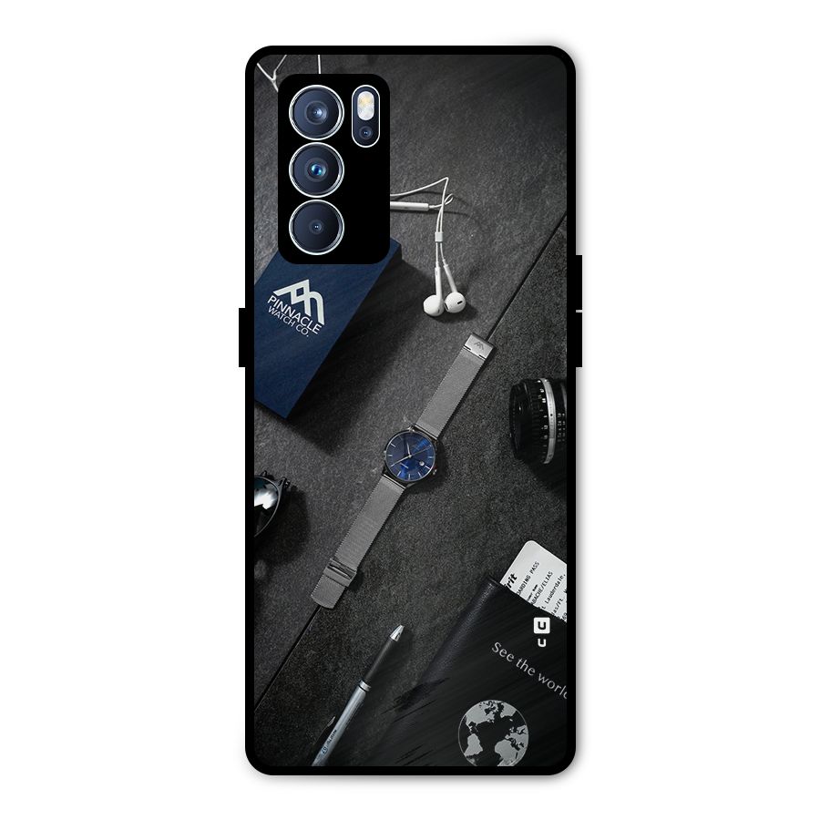 See The World Metal Back Case for Oppo Reno6 Pro 5G