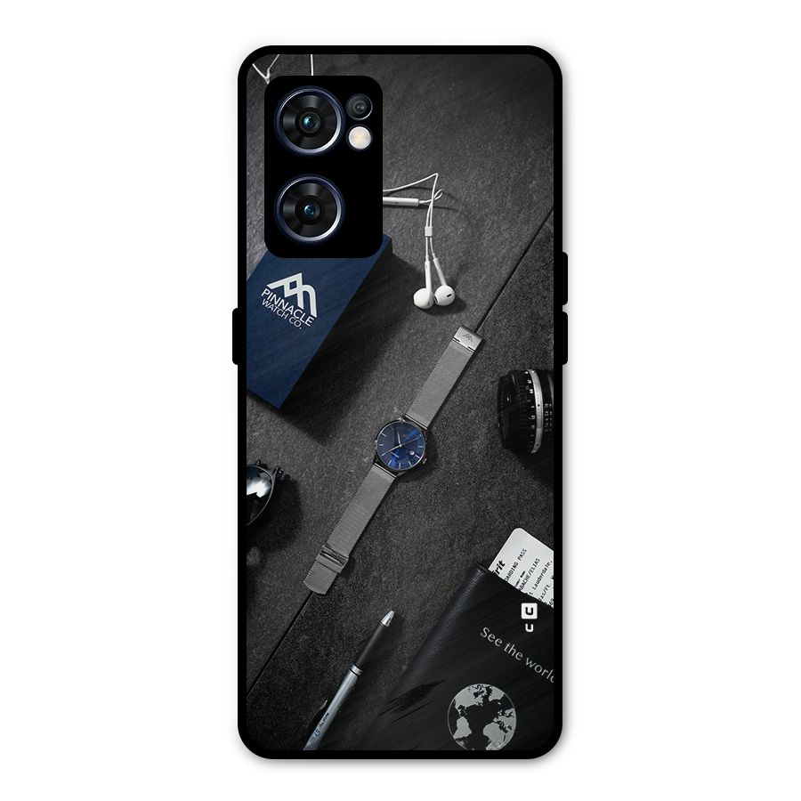See The World Metal Back Case for Oppo Reno7 5G