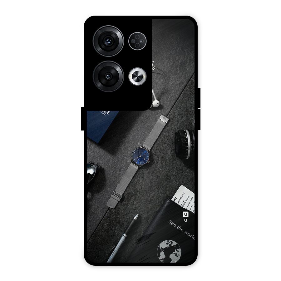 See The World Metal Back Case for Oppo Reno8 Pro 5G