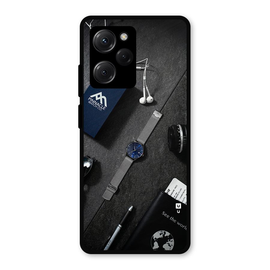 See The World Metal Back Case for Poco X5 Pro
