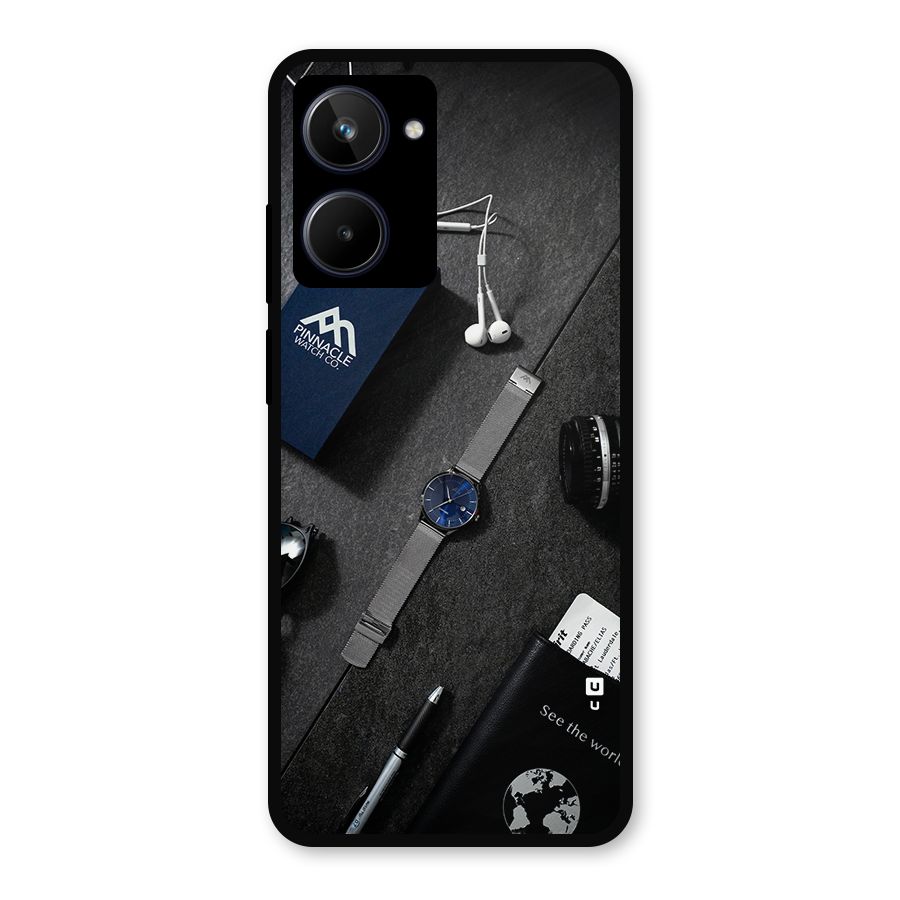 See The World Metal Back Case for Realme 10