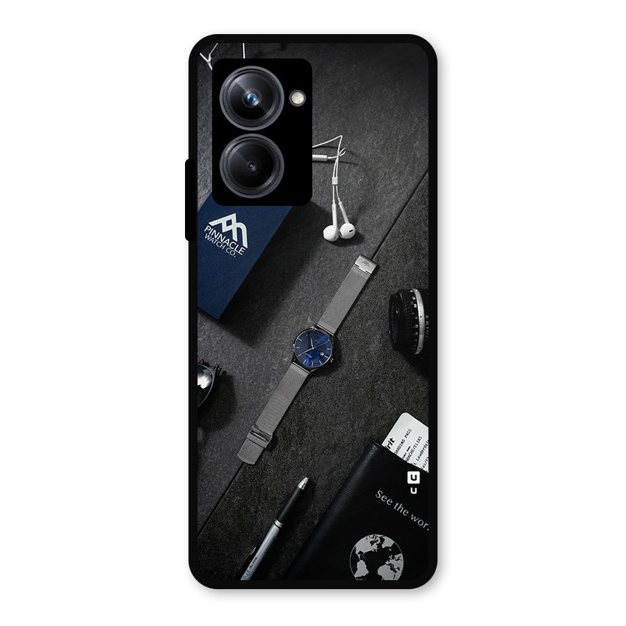 See The World Metal Back Case for Realme 10 Pro