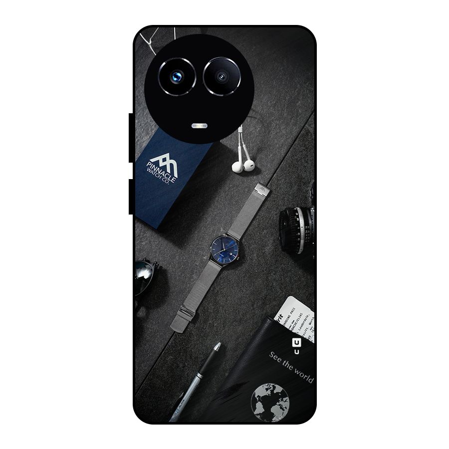 See The World Metal Back Case for Realme 11 5G
