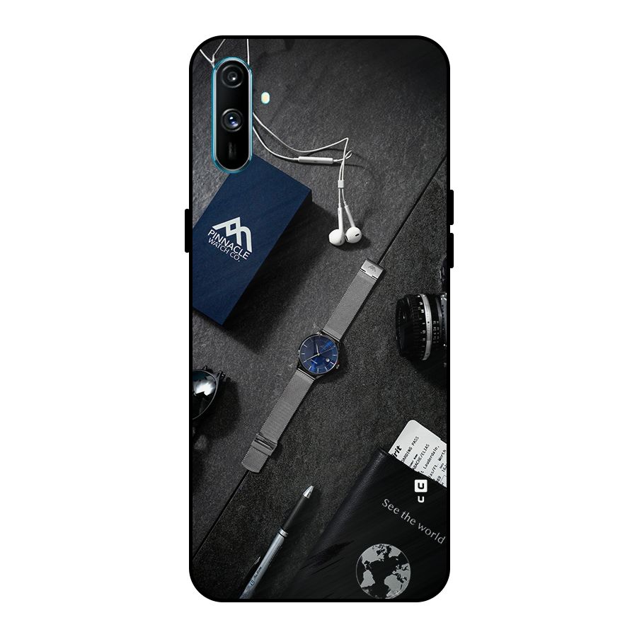 See The World Metal Back Case for Realme C3