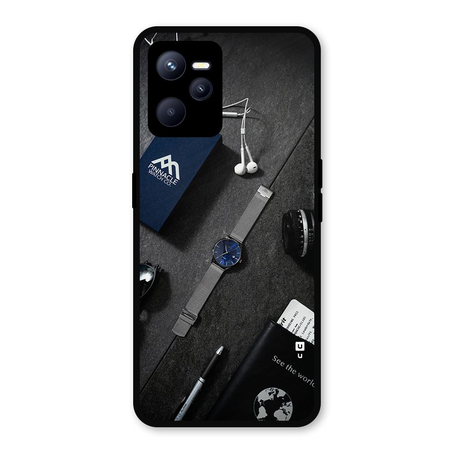 See The World Metal Back Case for Realme C35