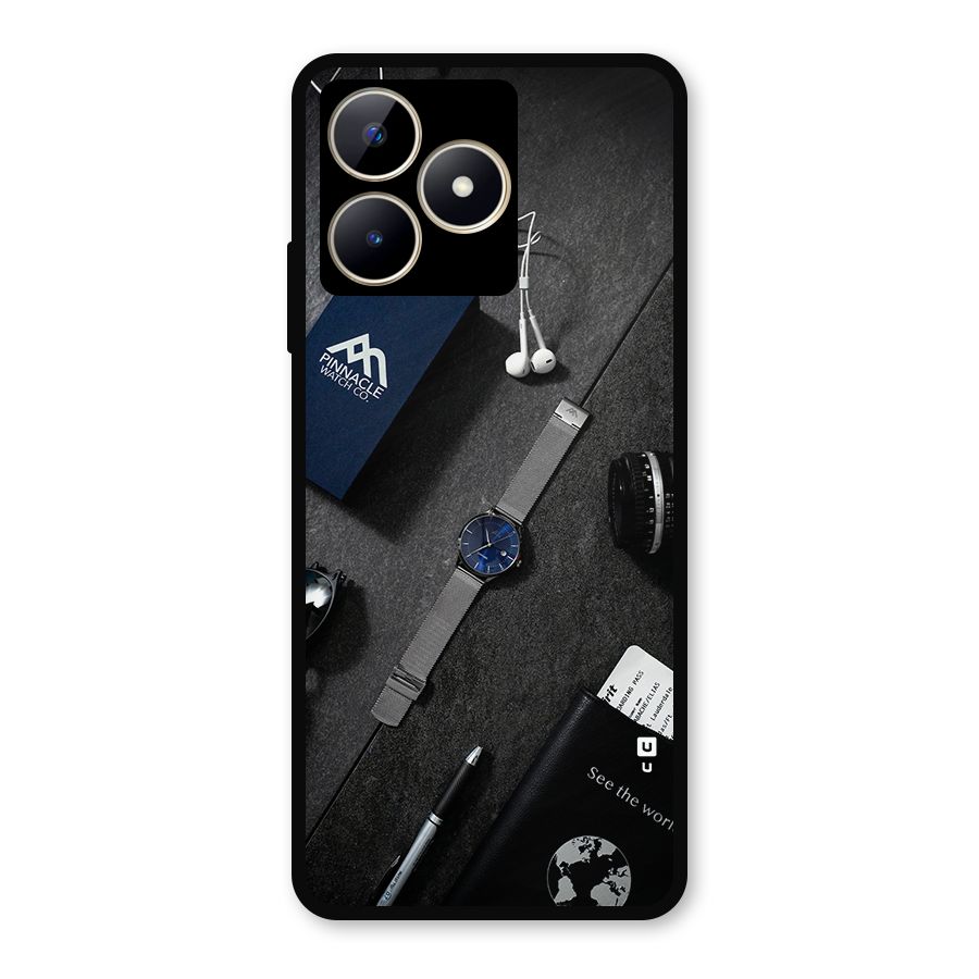 See The World Metal Back Case for Realme C53