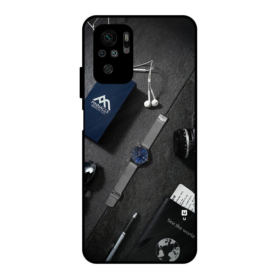 See The World Metal Back Case for Redmi Note 10