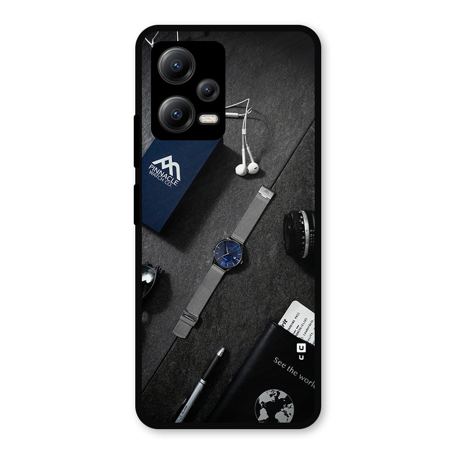 See The World Metal Back Case for Redmi Note 12 5G