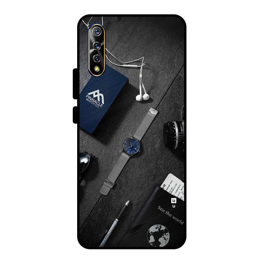 See The World Metal Back Case for Vivo S1