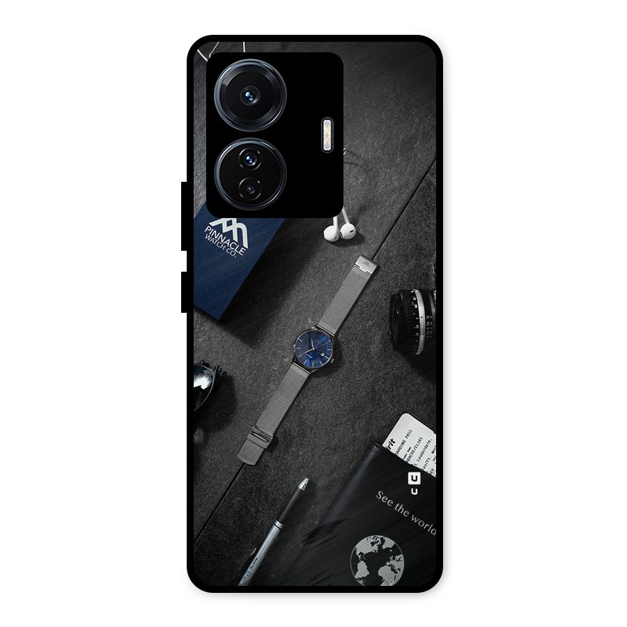 See The World Metal Back Case for Vivo T1 Pro