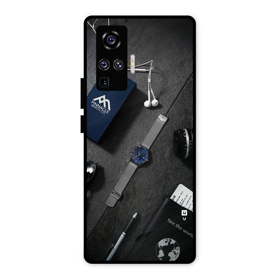 See The World Metal Back Case for Vivo X50 Pro