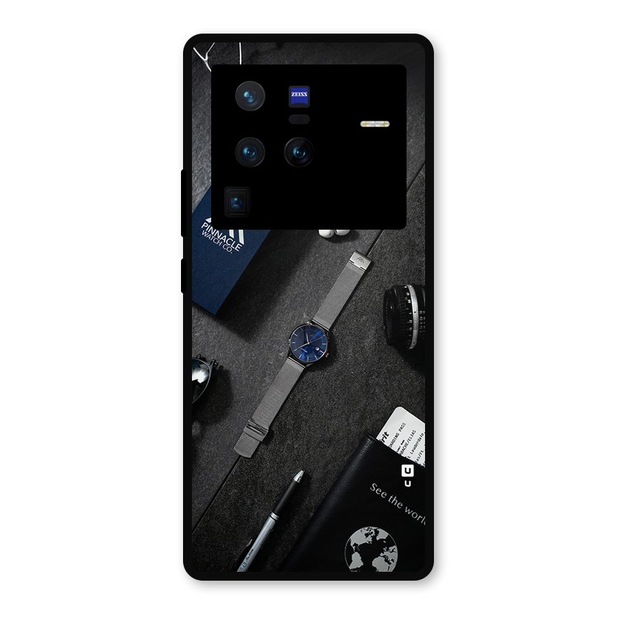 See The World Metal Back Case for Vivo X80 Pro