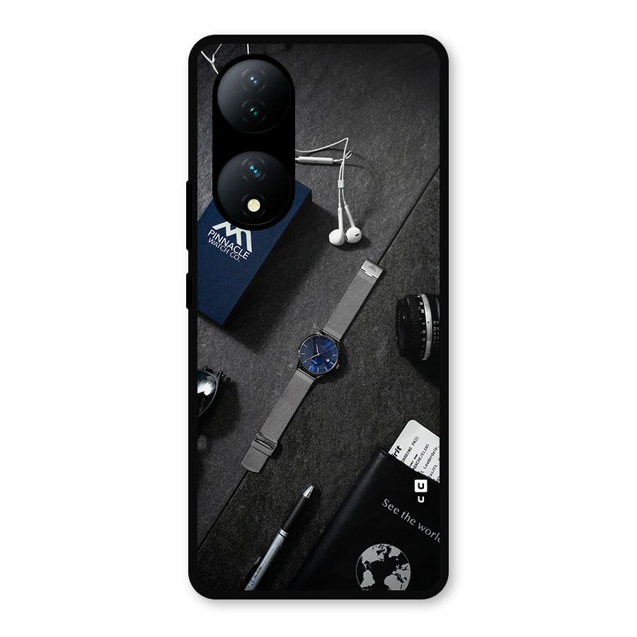 See The World Metal Back Case for Vivo Y100a
