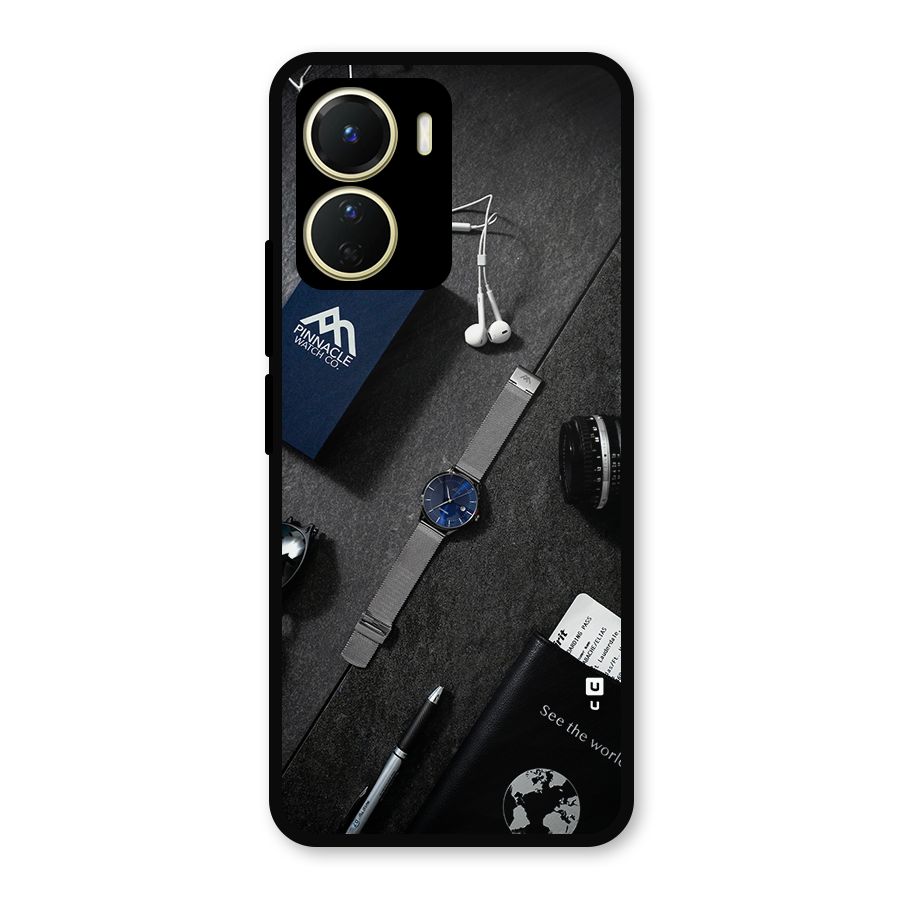 See The World Metal Back Case for Vivo Y16
