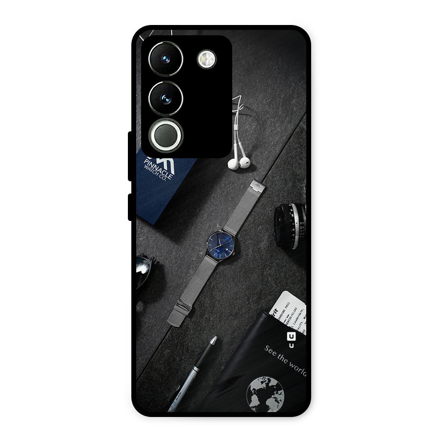 See The World Metal Back Case for Vivo Y200
